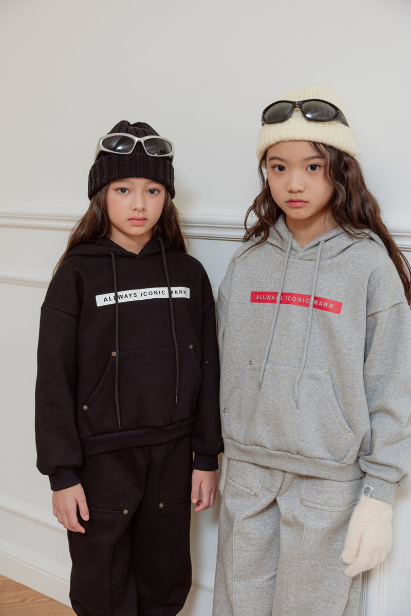Sm2 - Korean Children Fashion - #kidsshorts - Rivet Brushed Hoodie