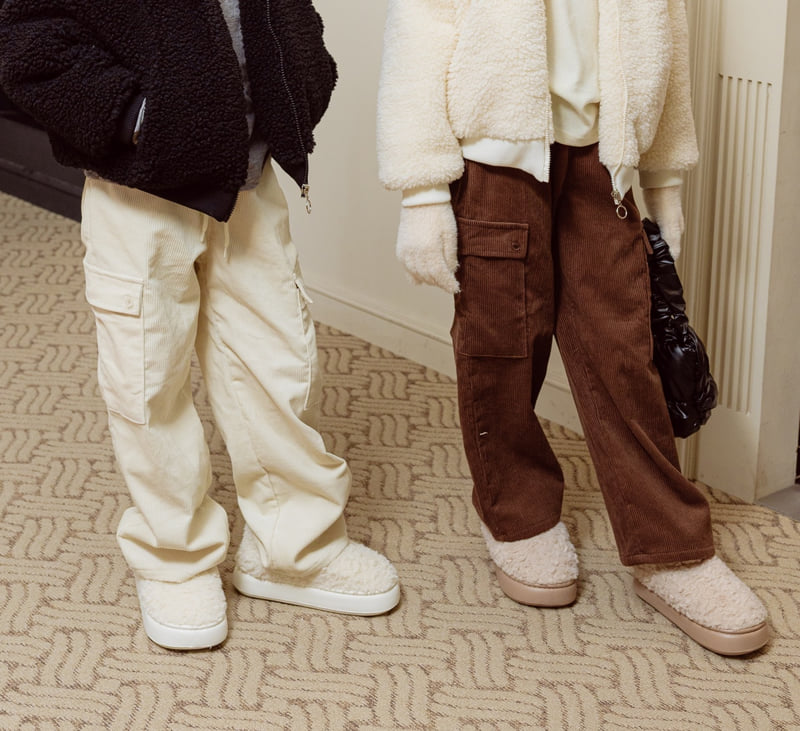 Sm2 - Korean Children Fashion - #kidsstore - Cargo Corduroy Pants