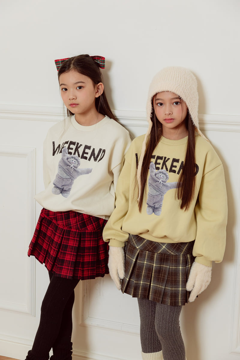 Sm2 - Korean Children Fashion - #kidsstore - Check Pleated Skirt - 6