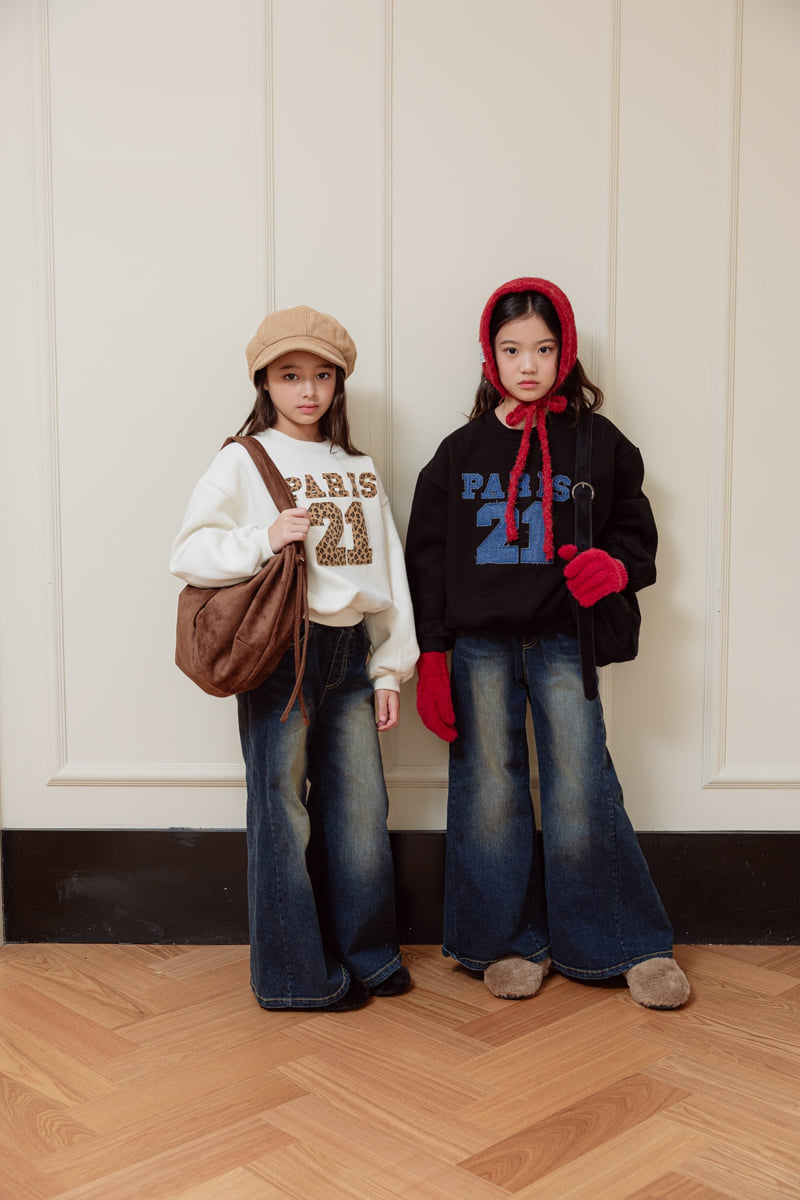 Sm2 - Korean Children Fashion - #kidsstore - Number Brushed Sweatshirt - 5