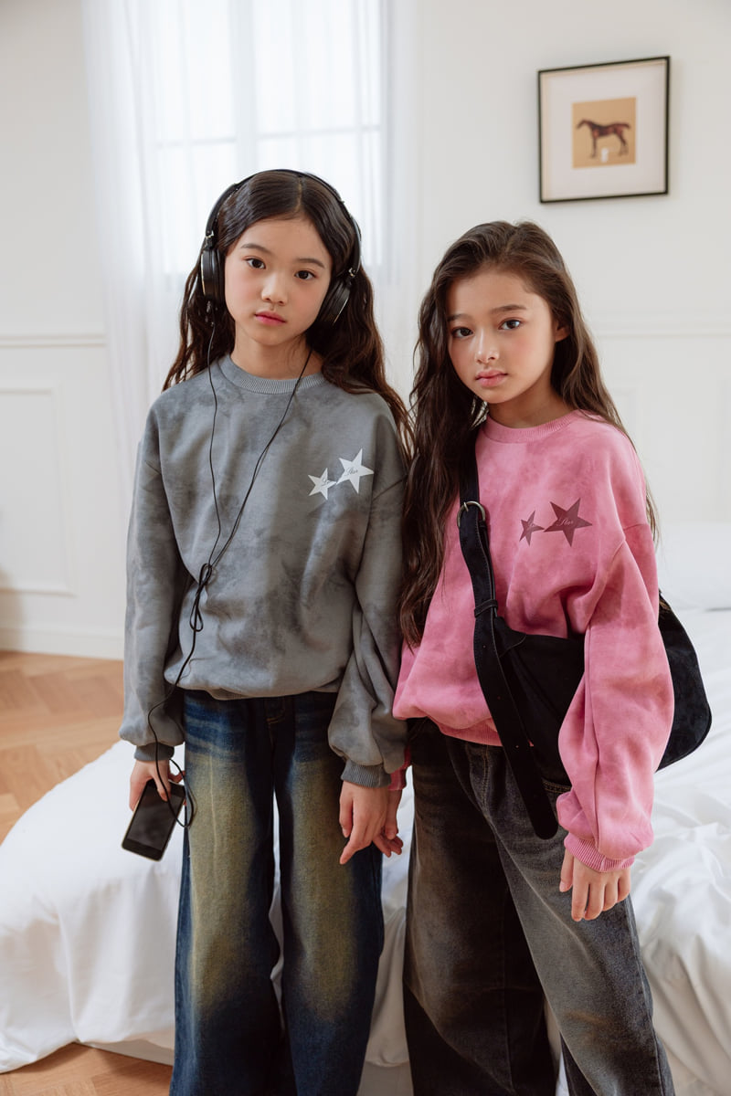 Sm2 - Korean Children Fashion - #kidzfashiontrend - Washed Dye Brushed Sweatshirt - 6