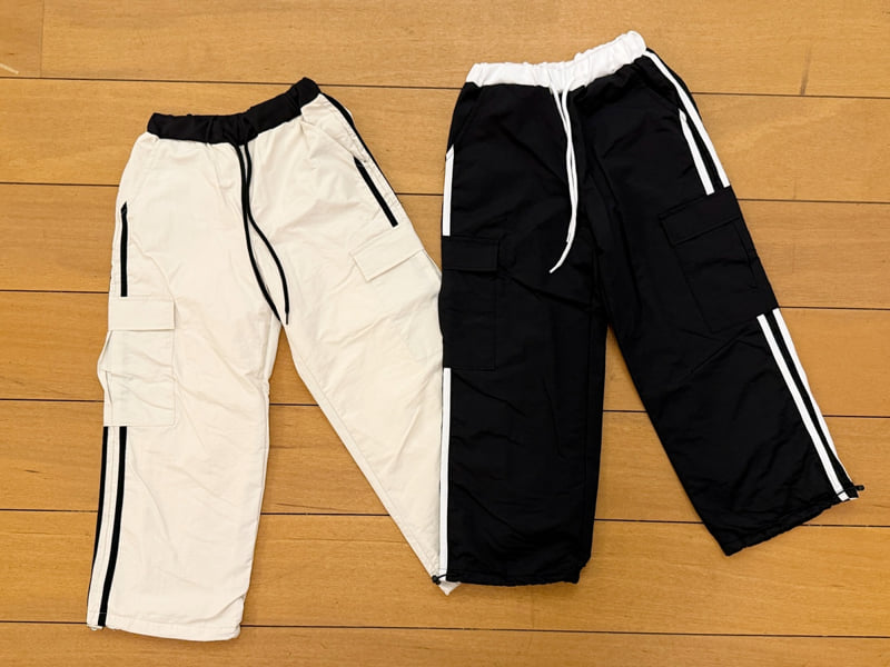 Sm2 - Korean Children Fashion - #kidsstore - Line Cargo Pants - 4