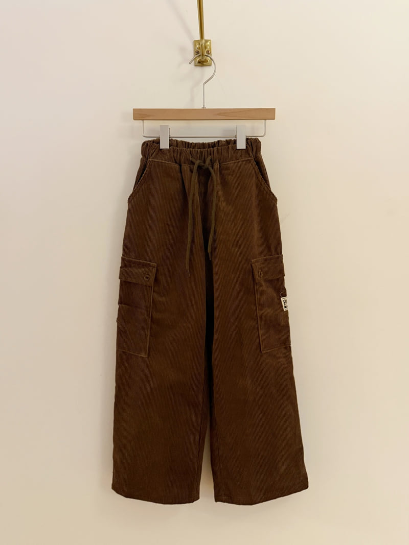 Sm2 - Korean Children Fashion - #kidzfashiontrend - Cargo Corduroy Pants - 2