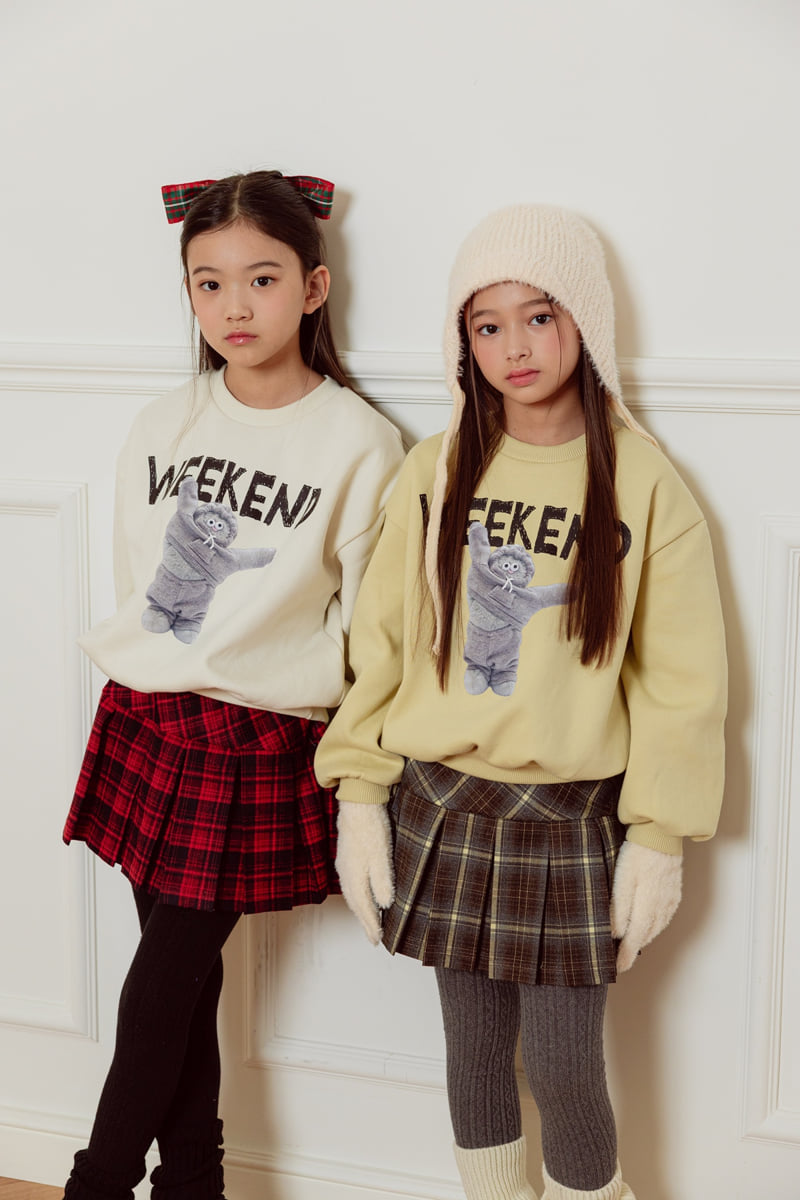 Sm2 - Korean Children Fashion - #kidzfashiontrend - Check Pleated Skirt - 7