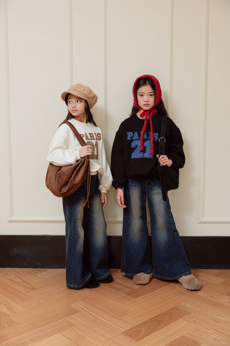 Sm2 - Korean Children Fashion - #kidzfashiontrend - Number Brushed Sweatshirt - 6