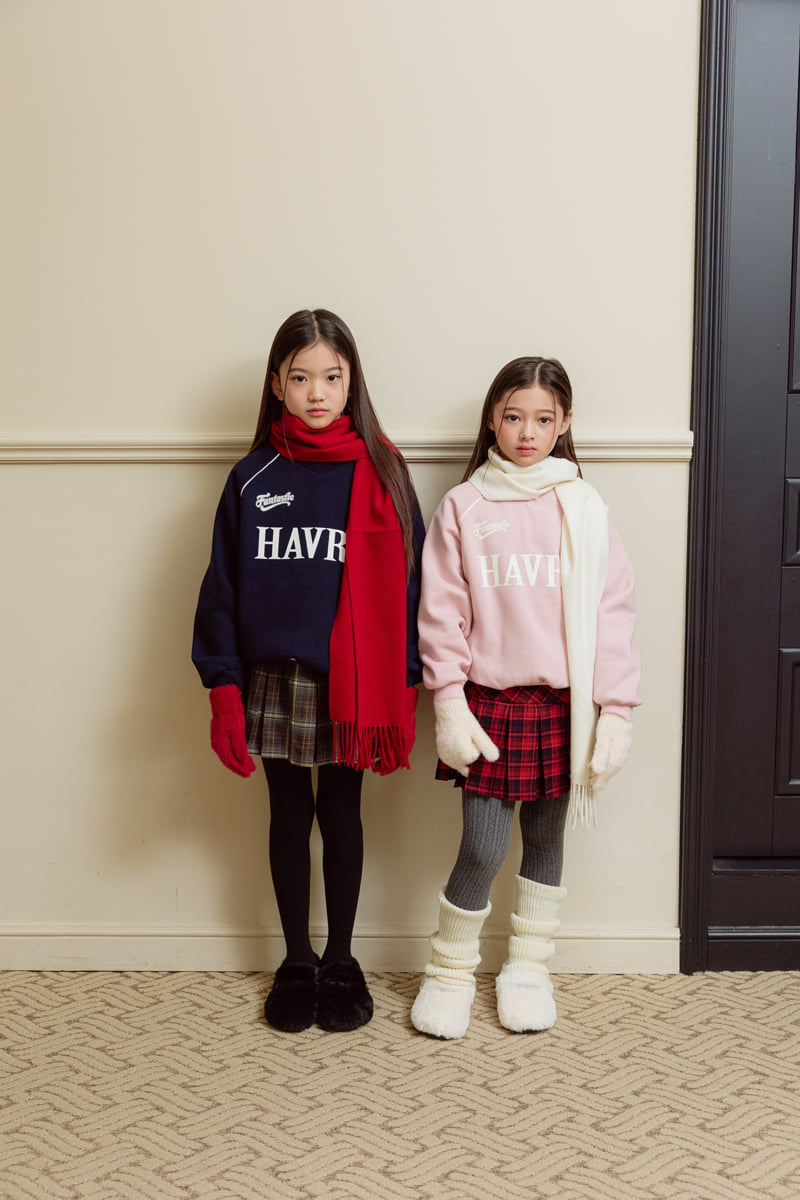Sm2 - Korean Children Fashion - #littlefashionista - Raglan Brushed Sweatshirt - 9
