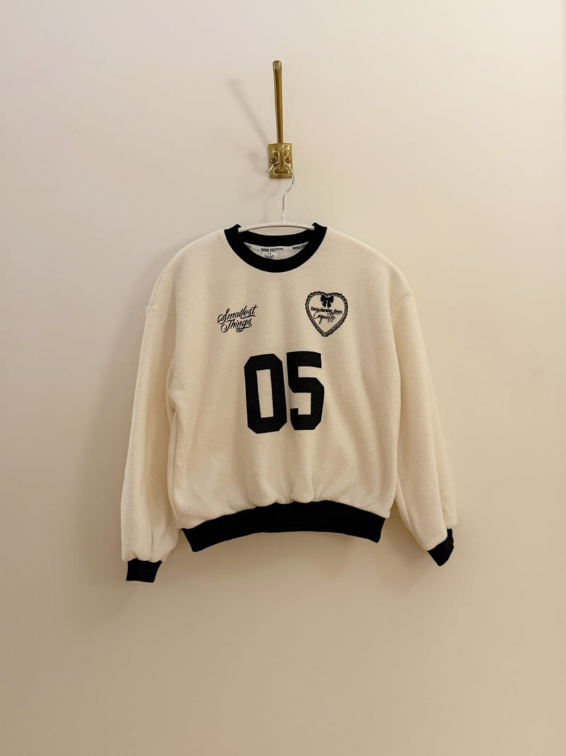 Sm2 - Korean Children Fashion - #littlefashionista - Terry Lovely Sweatshirt - 3