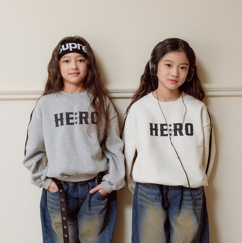 Sm2 - Korean Children Fashion - #littlefashionista - Hero Brushed Sweatshirt