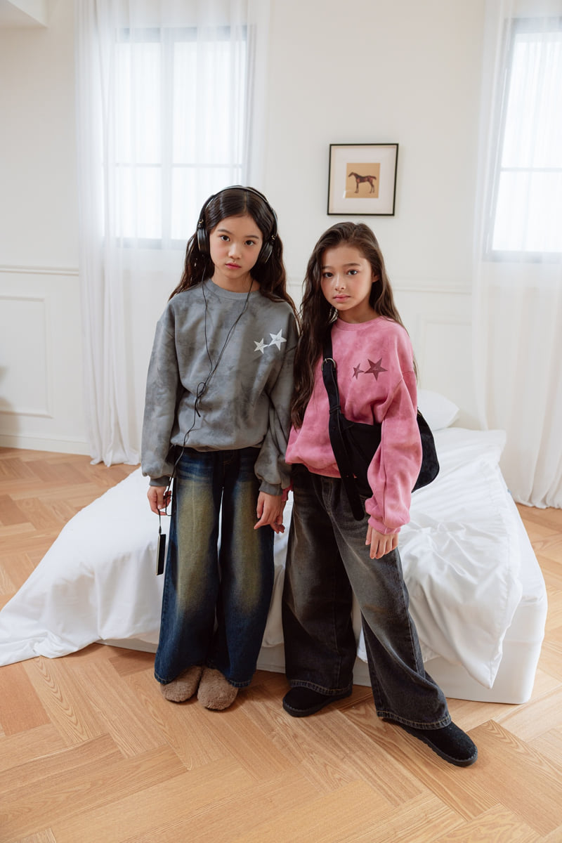 Sm2 - Korean Children Fashion - #magicofchildhood - Washed Dye Brushed Sweatshirt - 9