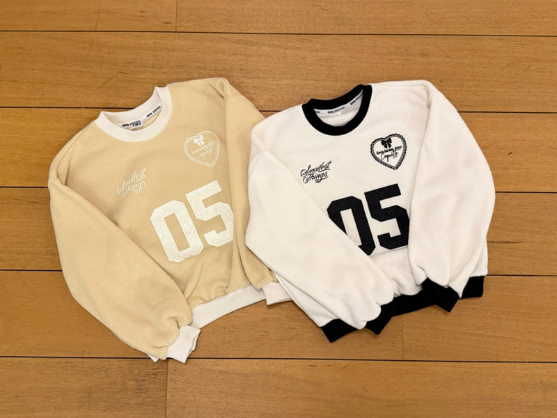 Sm2 - Korean Children Fashion - #littlefashionista - Terry Lovely Sweatshirt - 4