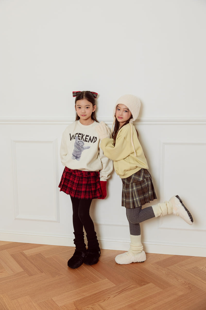 Sm2 - Korean Children Fashion - #magicofchildhood - Check Pleated Skirt - 10