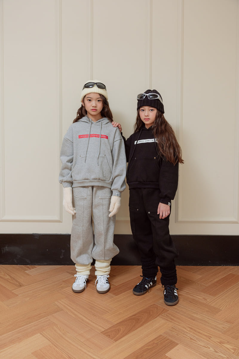 Sm2 - Korean Children Fashion - #magicofchildhood - Rivet Brushed Hoodie - 6