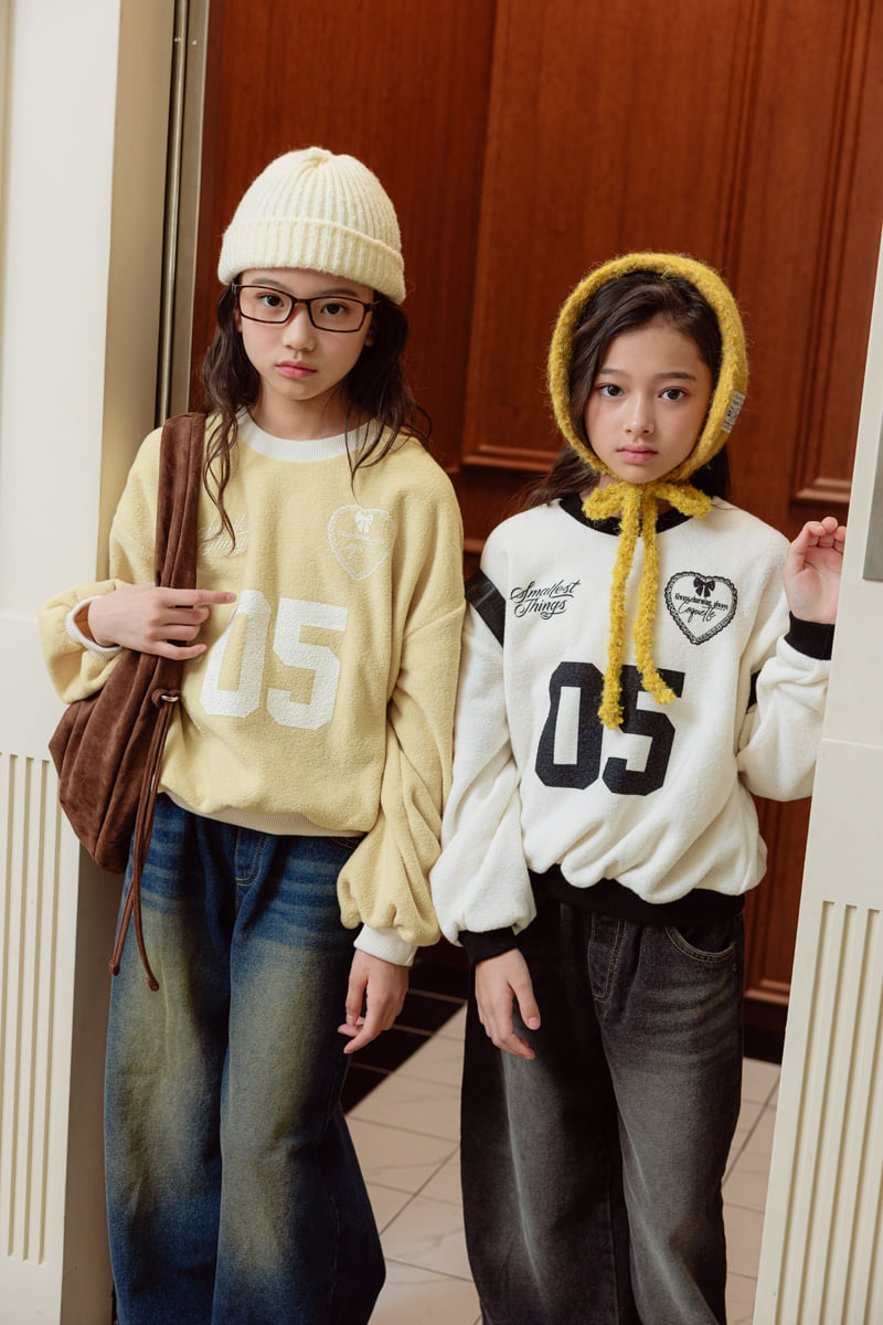 Sm2 - Korean Children Fashion - #minifashionista - Terry Lovely Sweatshirt - 5