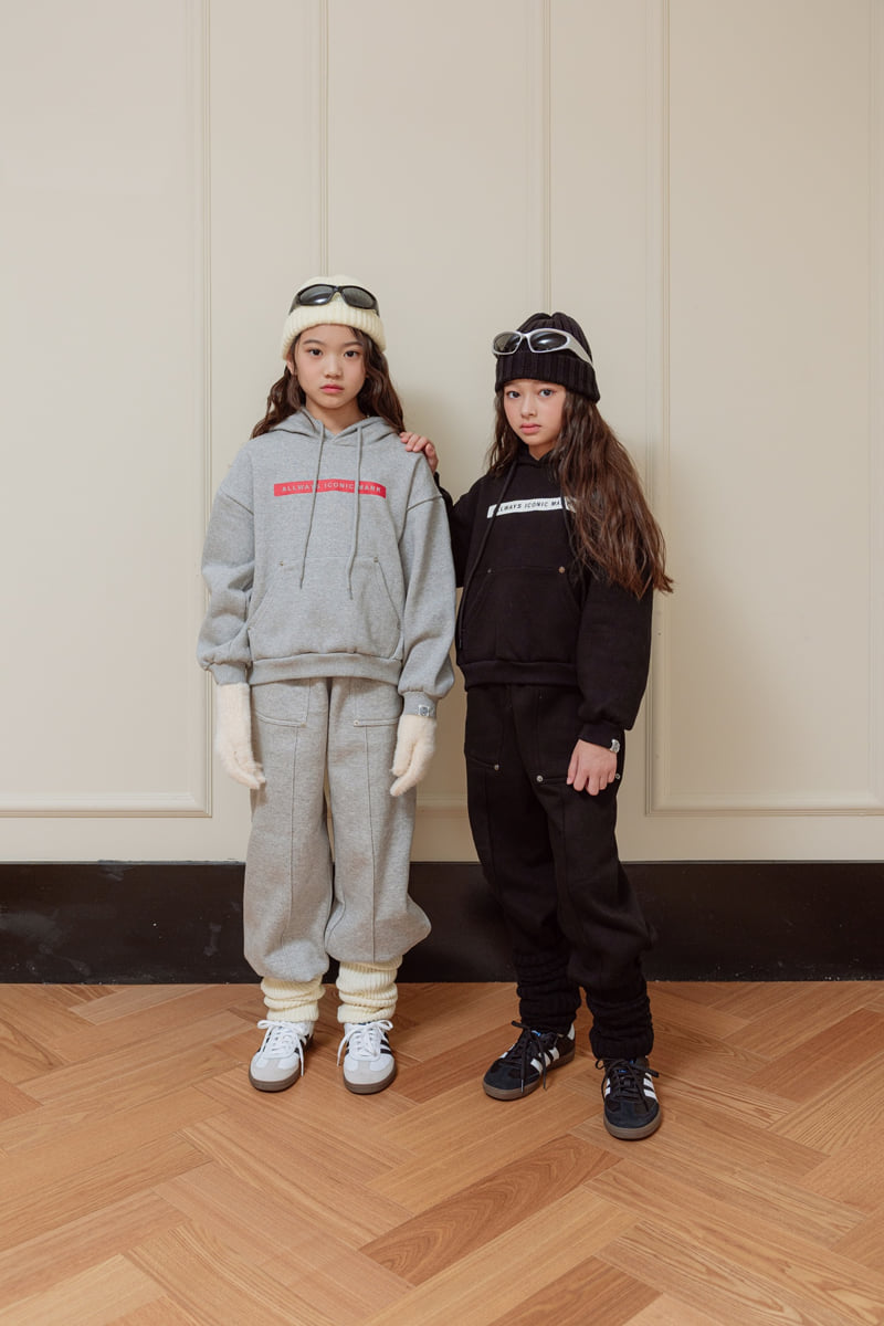 Sm2 - Korean Children Fashion - #minifashionista - Rivet Brushed Hoodie - 7