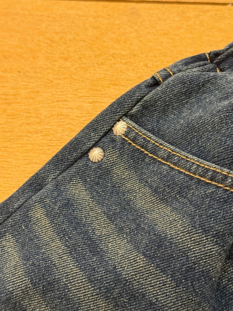 Sm2 - Korean Children Fashion - #minifashionista - Brushed Wide Denim Pants - 5