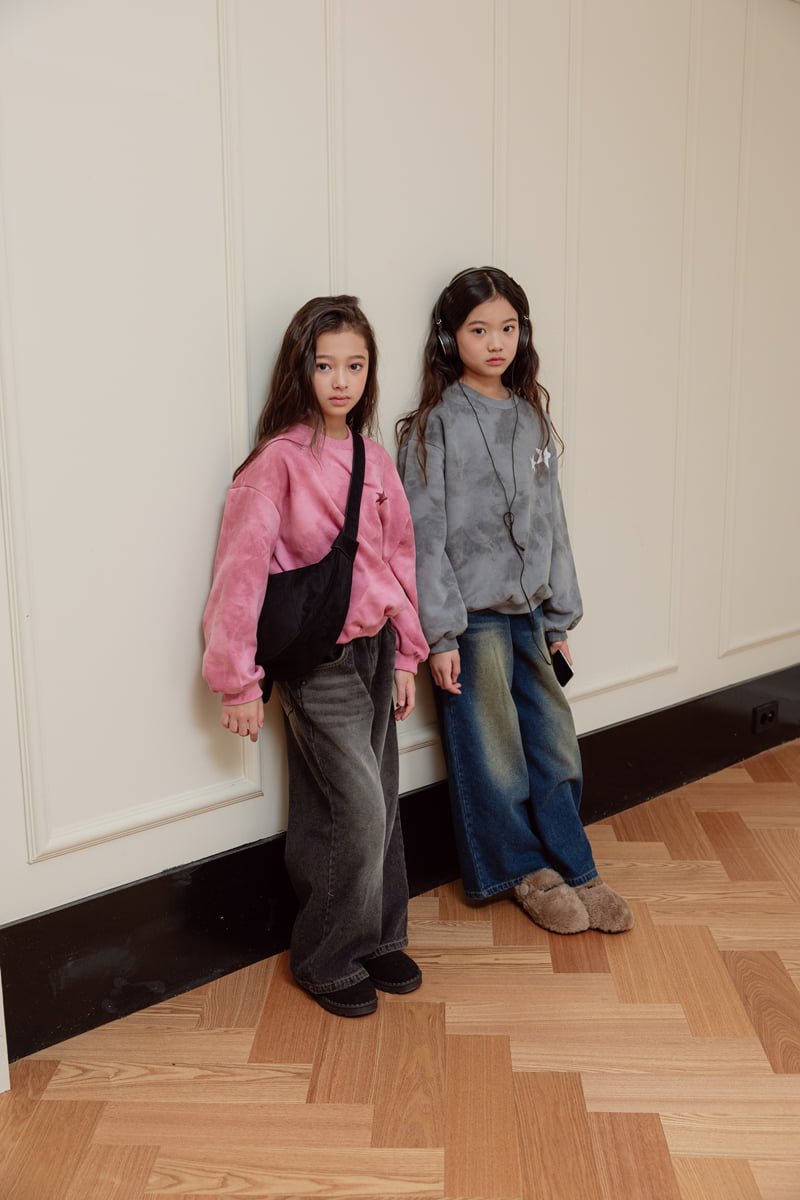 Sm2 - Korean Children Fashion - #prettylittlegirls - Washed Dye Brushed Sweatshirt - 11