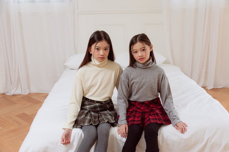Sm2 - Korean Children Fashion - #prettylittlegirls - Turtleneck Tee - 8