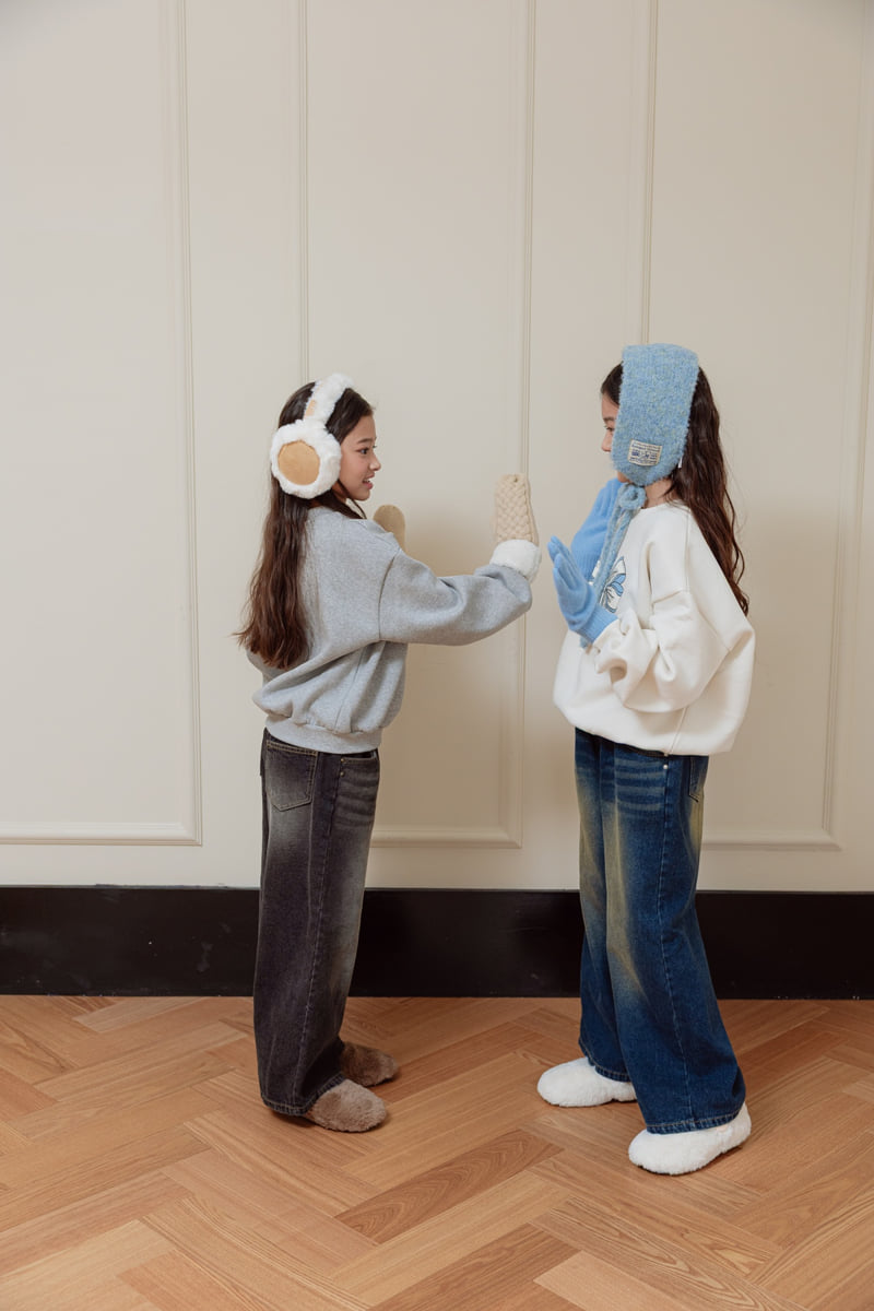 Sm2 - Korean Children Fashion - #stylishchildhood - Brushed Wide Denim Pants - 9