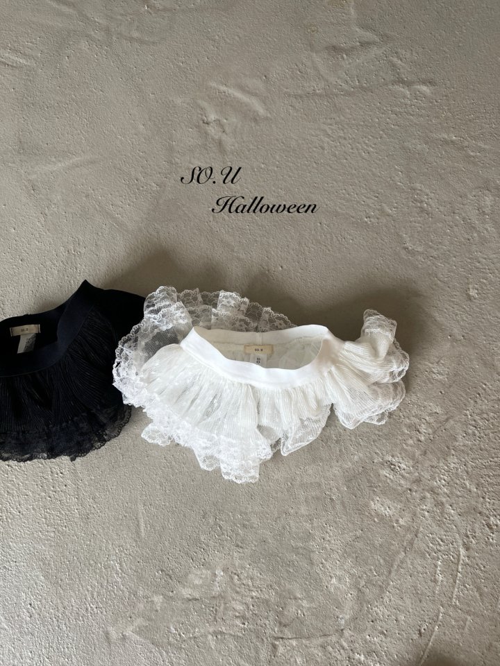 So U - Korean Baby Fashion - #babyboutique - Lace Apron Skirt - 7