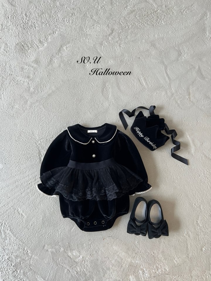 So U - Korean Baby Fashion - #babyboutiqueclothing - Lace Apron Skirt - 8