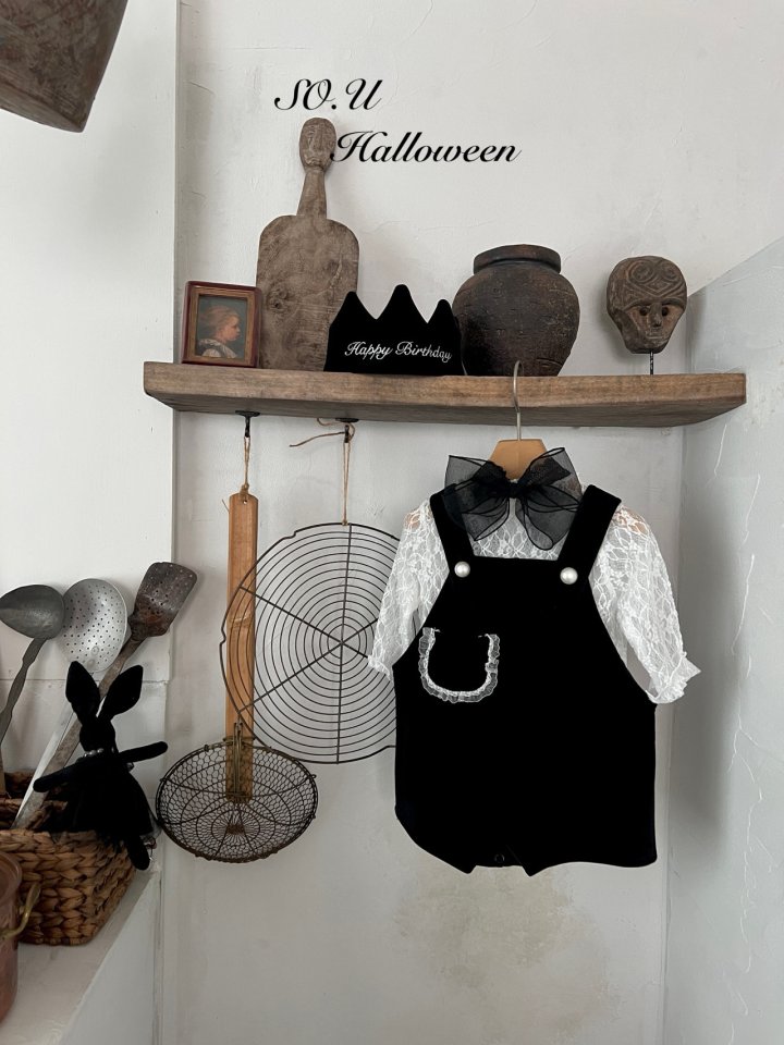So U - Korean Baby Fashion - #babyclothing - Lace Wave Tee (Baby) - 12