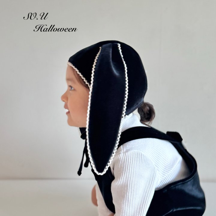 So U - Korean Baby Fashion - #babyfever - Velvet Rabbit Bonnet - 3
