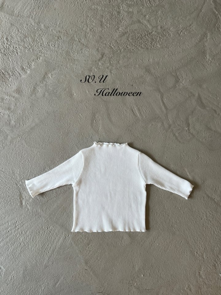 So U - Korean Baby Fashion - #babygirlfashion - Half Turtleneck Wave Tee