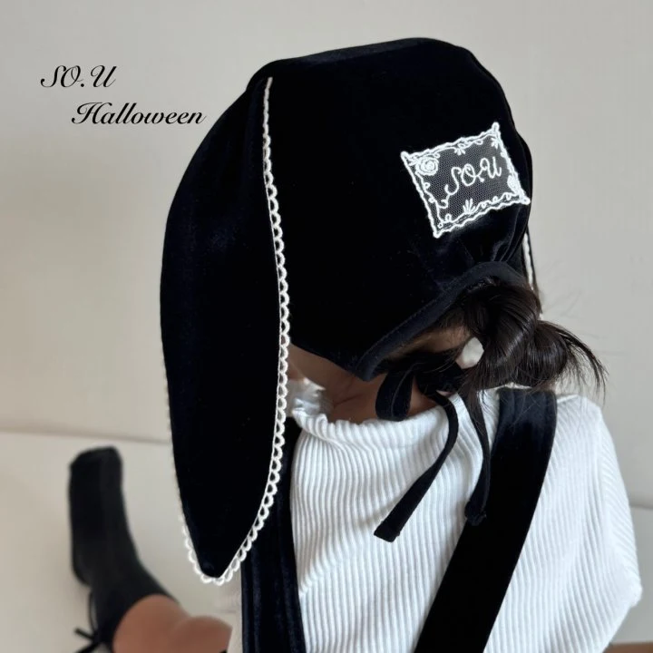 So U - Korean Baby Fashion - #babylifestyle - Velvet Rabbit Bonnet - 5