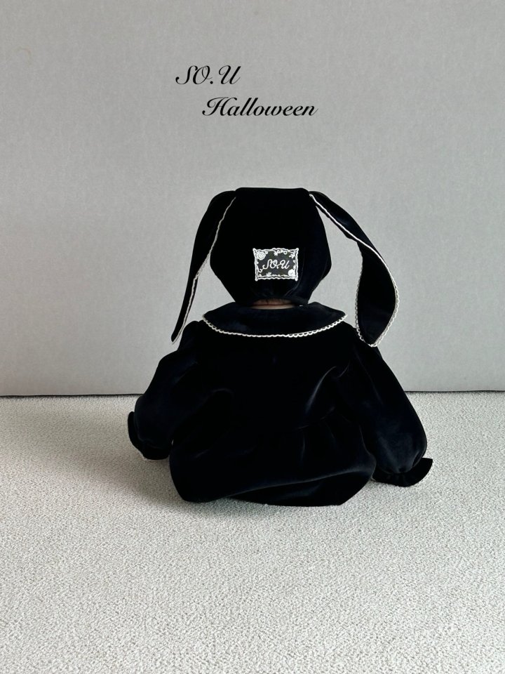 So U - Korean Baby Fashion - #babylifestyle - Velvet Pearl Suit - 3