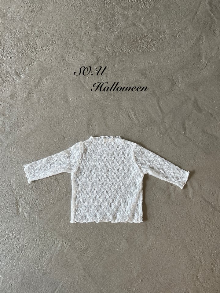 So U - Korean Baby Fashion - #babylifestyle - Lace Wave Tee (Baby)