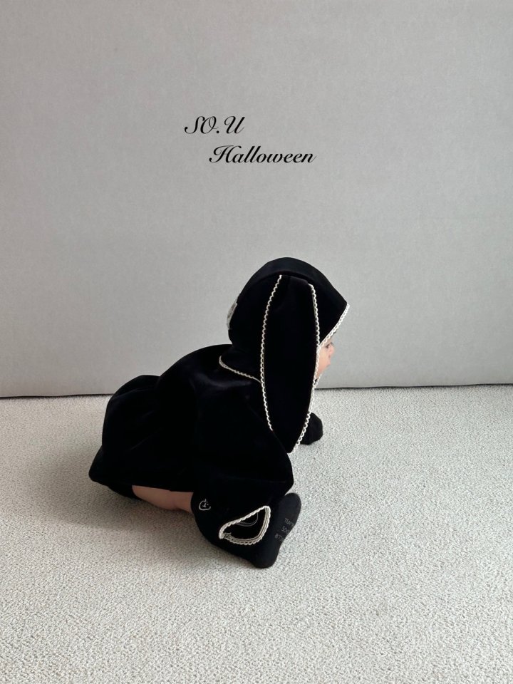 So U - Korean Baby Fashion - #babyootd - Velvet Pearl Suit - 5