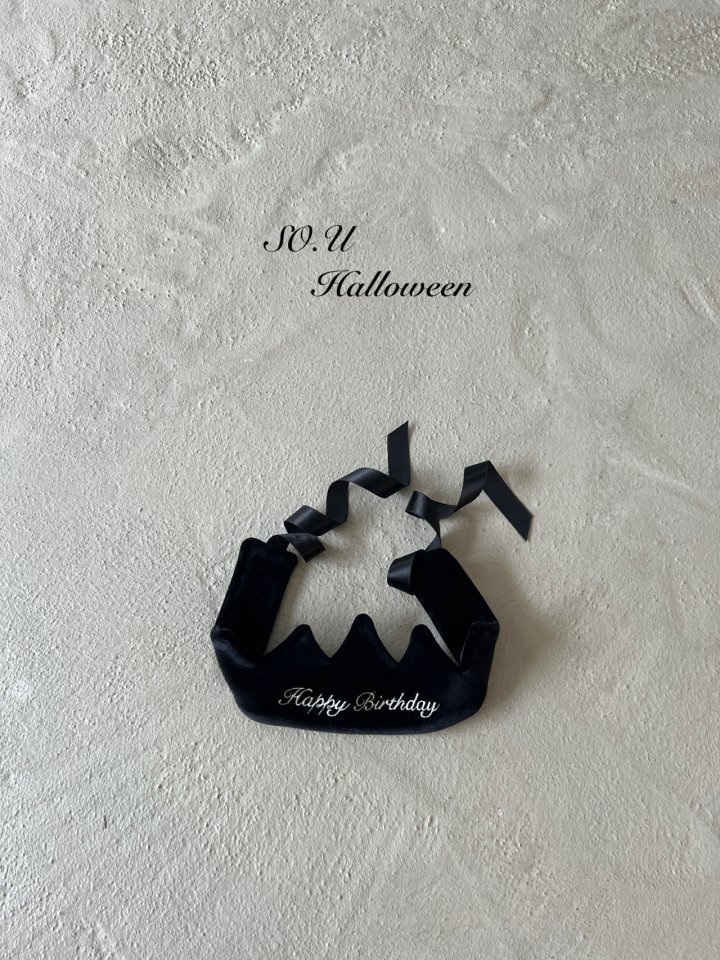 So U - Korean Baby Fashion - #babyoutfit - Velvet Crown Embroidery - 9