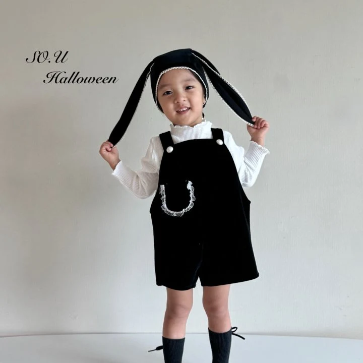 So U - Korean Baby Fashion - #babyoutfit - Velvet Rabbit Bonnet - 8