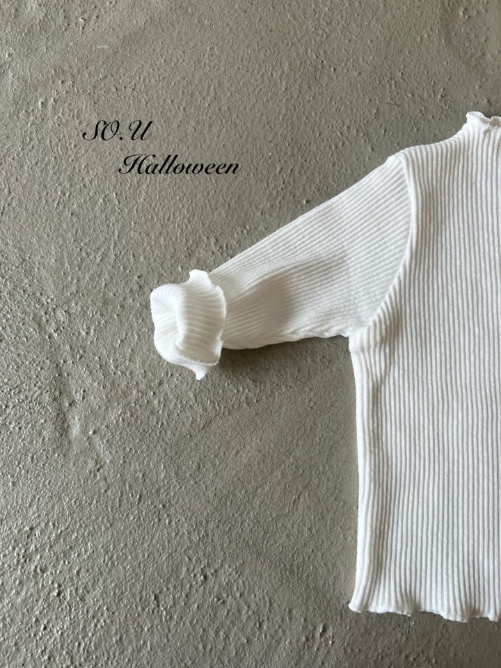 So U - Korean Baby Fashion - #babyoutfit - Half Turtleneck Wave Tee - 5