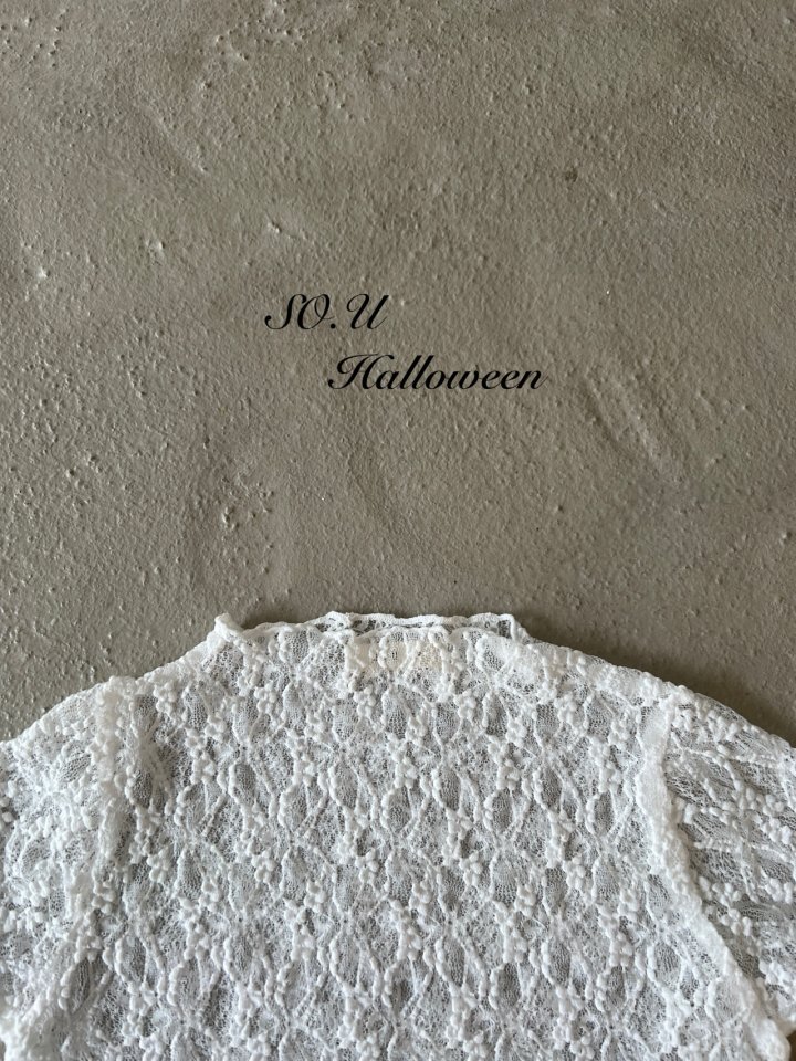 So U - Korean Baby Fashion - #babyoutfit - Lace Wave Tee (Baby) - 5