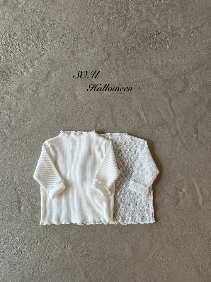 So U - Korean Baby Fashion - #babywear - Half Turtleneck Wave Tee - 7
