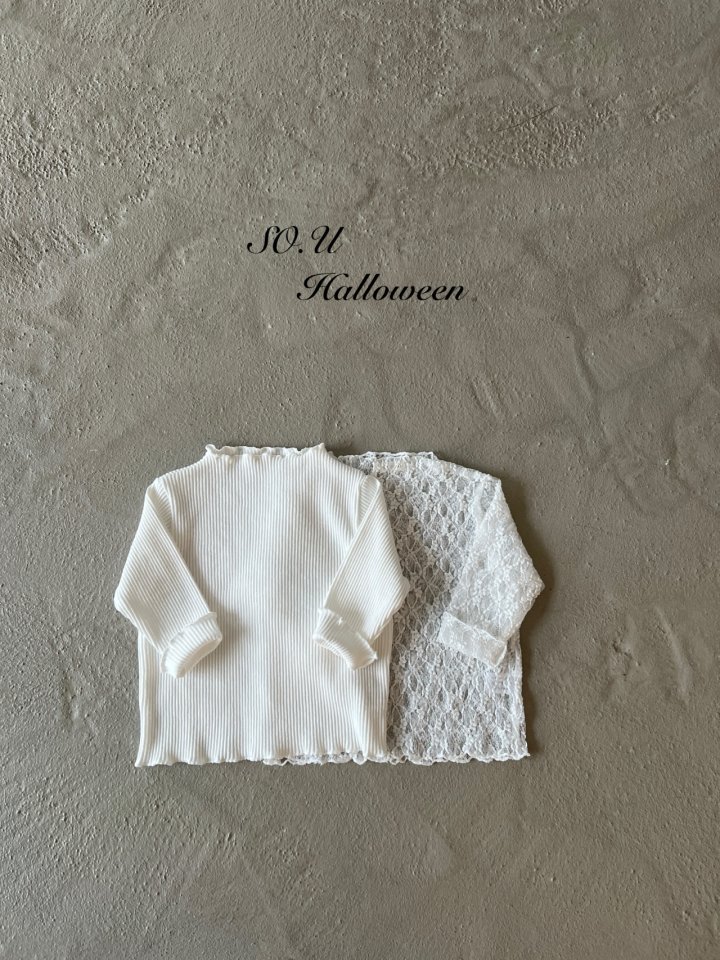 So U - Korean Baby Fashion - #babywear - Lace Wave Tee (Baby) - 6