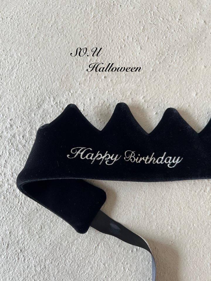 So U - Korean Baby Fashion - #onlinebabyboutique - Velvet Crown Embroidery - 12