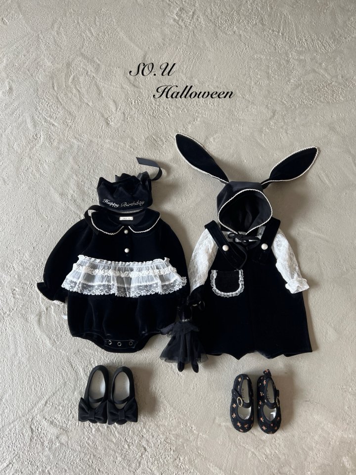 So U - Korean Baby Fashion - #onlinebabyshop - Ruffled Lace Apron - 6