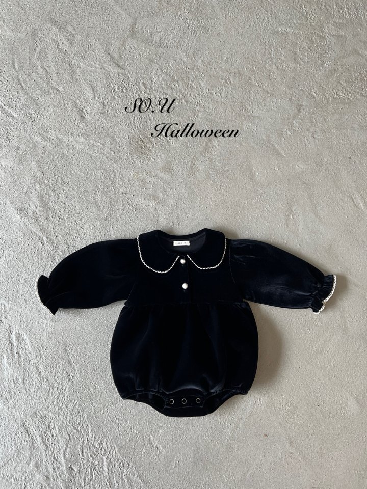 So U - Korean Baby Fashion - #onlinebabyshop - Velvet Pearl Suit - 10