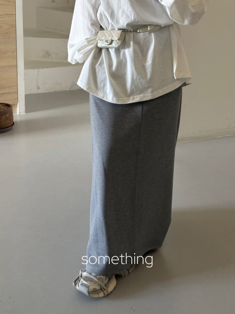 Something - Korean Women Fashion - #momslook - Cushion Long Skirt - 5