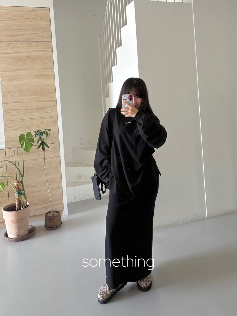 Something - Korean Women Fashion - #momslook - Cushion Long Skirt - 7