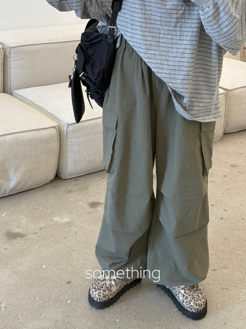 Something - Korean Women Fashion - #momslook - Natural Jogger Pants - 11
