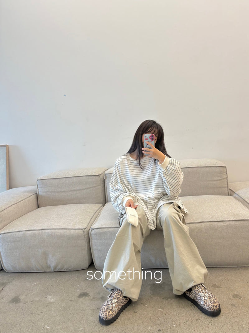 Something - Korean Women Fashion - #momslook - Natural Jogger Pants - 7