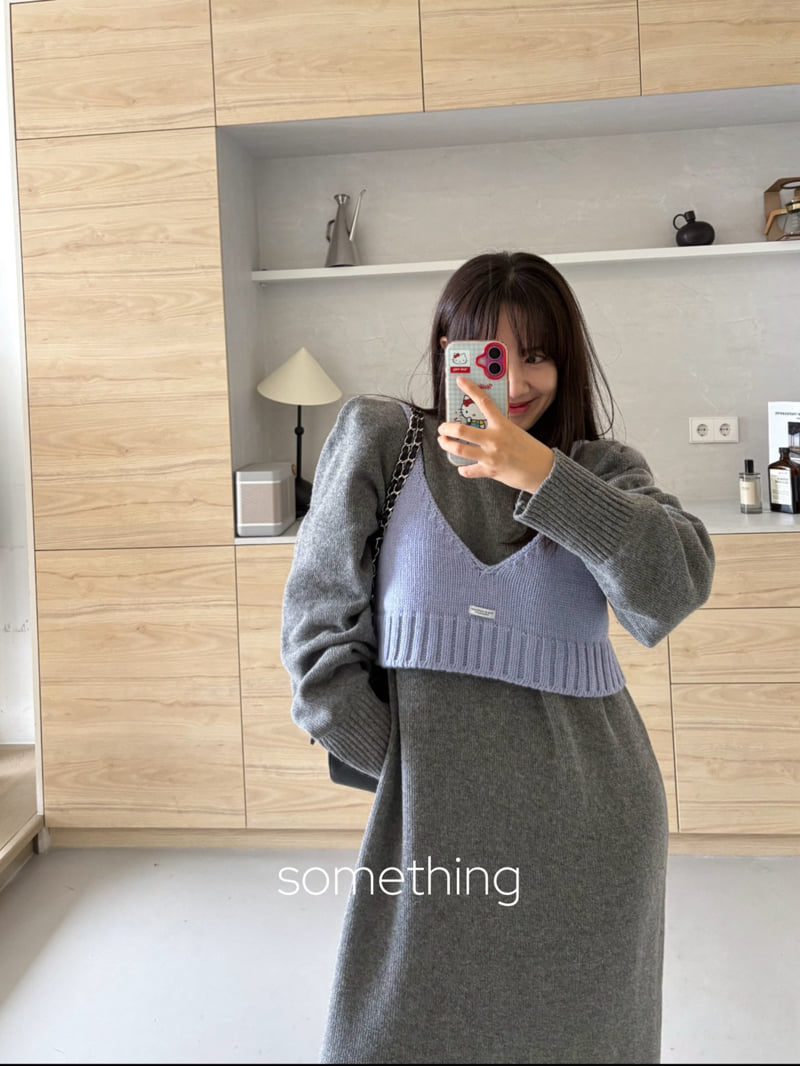 Something - Korean Women Fashion - #momslook - Bustier Knit - 10