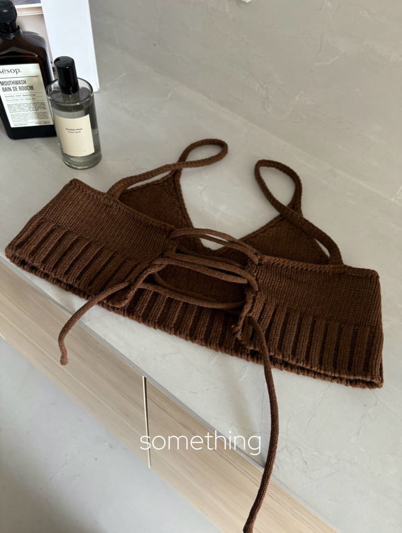 Something - Korean Women Fashion - #momslook - Bustier Knit - 12