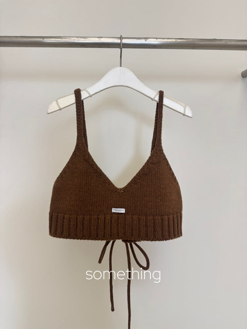Something - Korean Women Fashion - #momslook - Bustier Knit - 6