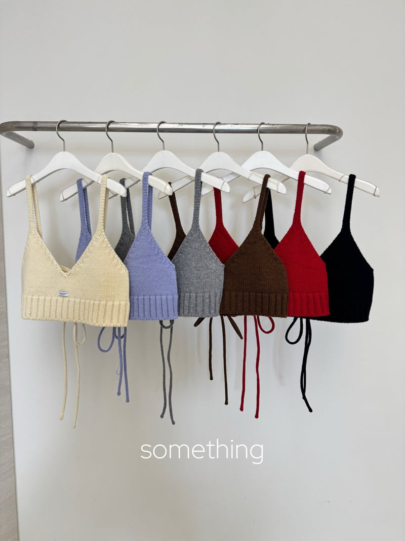 Something - Korean Women Fashion - #shopsmall - Bustier Knit