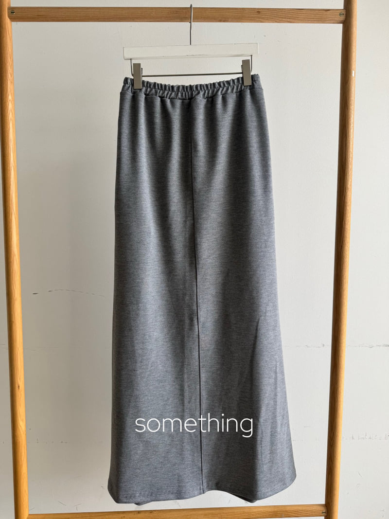 Something - Korean Women Fashion - #momslook - Cushion Long Skirt - 4