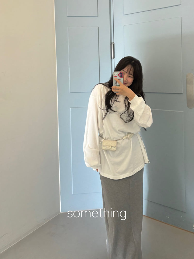 Something - Korean Women Fashion - #womensfashion - Cushion Long Skirt - 6